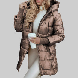 Holly | Women's Elegant Hooded Coat — Willow & Wren Melbourne
