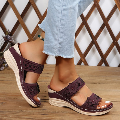 Charlotte | Women's Comfortable Wedge Sandals — Willow & Wren Melbourne