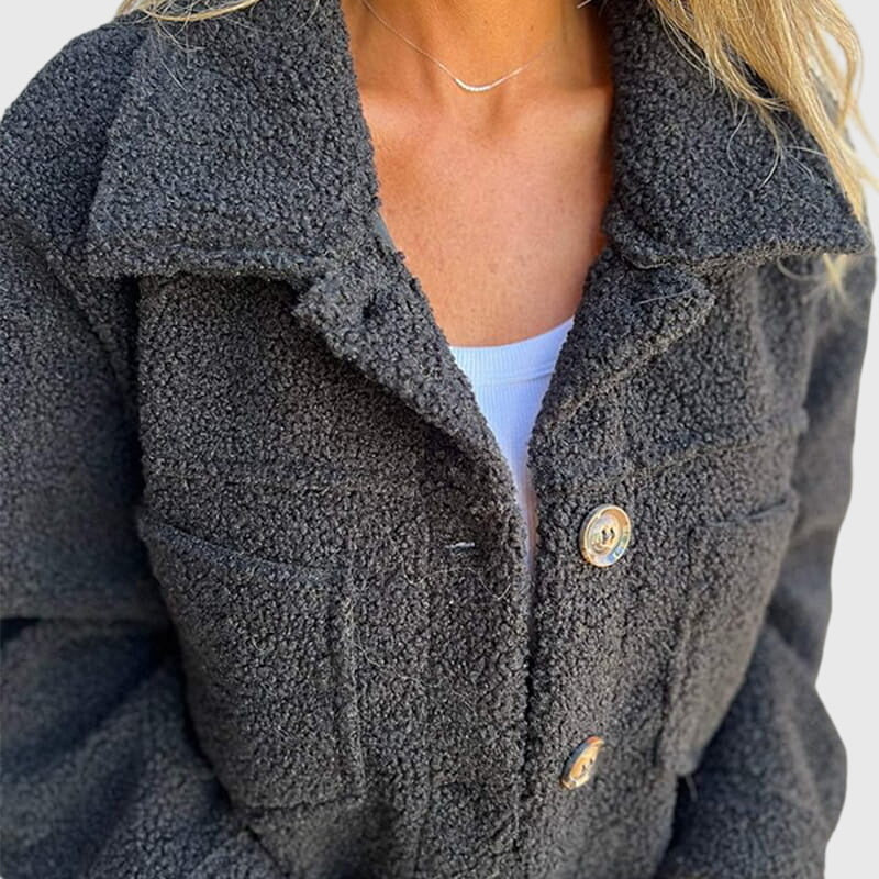 Hazel | Women's Elegant Jacket — Black — Willow & Wren Melbourne