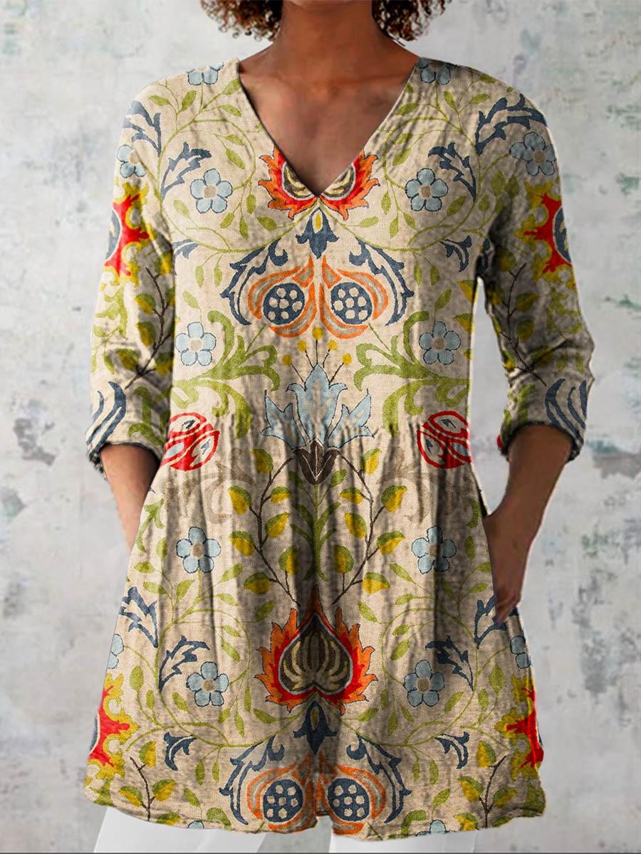 Lorraine | Women's Printed Blouse — Willow & Wren Melbourne
