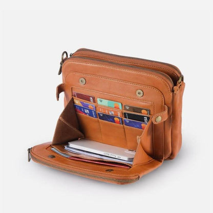 Lottie | Women's Classic Leather Crossbody Bag — Willow & Wren Melbourne