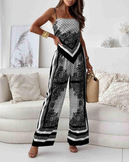 Hazel | Women's Elegant Lace-Up Wide-Leg Set — Willow & Wren Melbourne