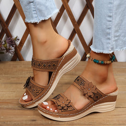 Charlotte | Women's Comfortable Wedge Sandals — Willow & Wren Melbourne