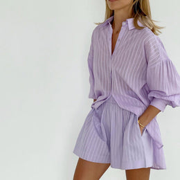Teresa | Women's Button-Front Set — Willow & Wren Melbourne
