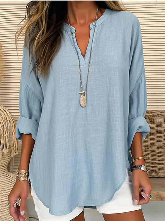 Delilah | Women's Printed Blouse — Willow & Wren Melbourne