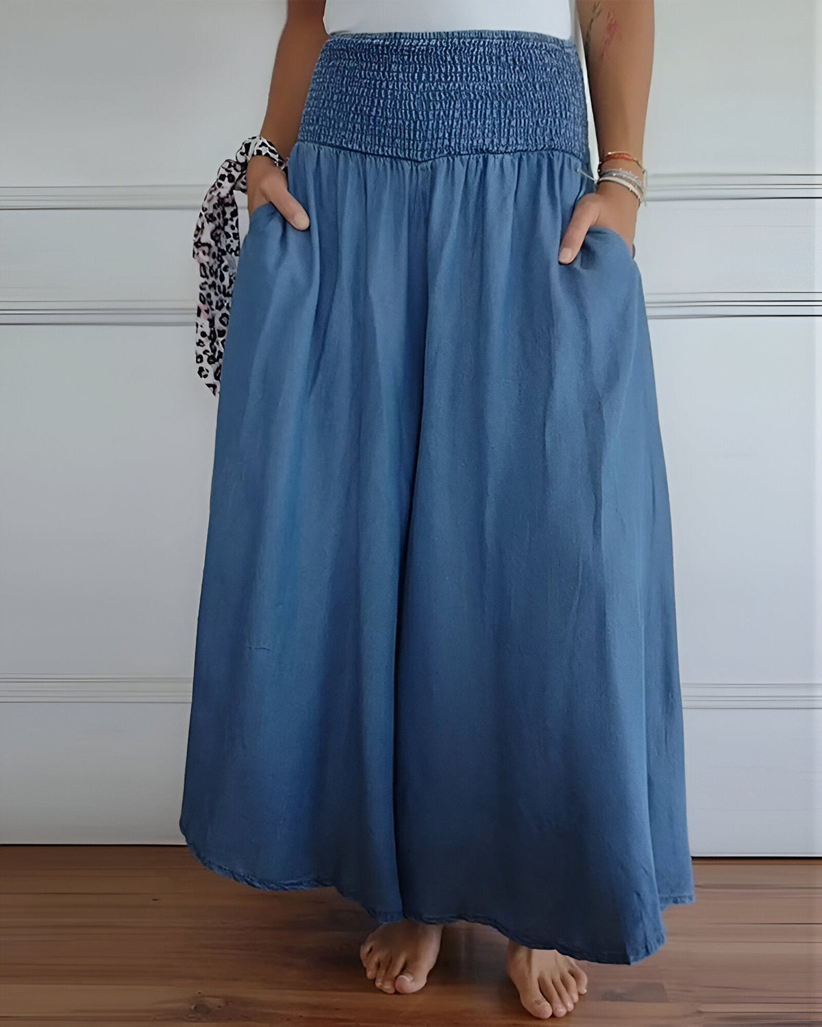 Marlene | Women's Lightweight Printed Skirt — Willow & Wren Melbourne
