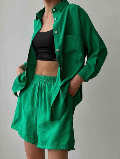 Catherine | Elegant Wide-Leg Set