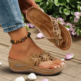Joanna | Women's Comfortable Floral Sandals — Willow & Wren Melbourne