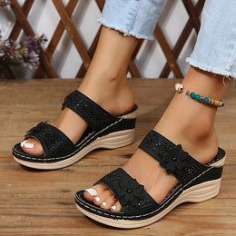 Charlotte | Women's Comfortable Wedge Sandals — Willow & Wren Melbourne