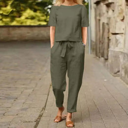 Joanna | Women's Wide-Leg Set — Willow & Wren Melbourne