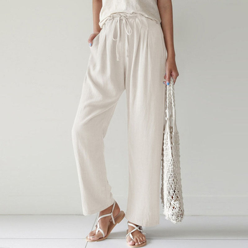 Georgia | Women's Drawstring Trousers — Willow & Wren Melbourne