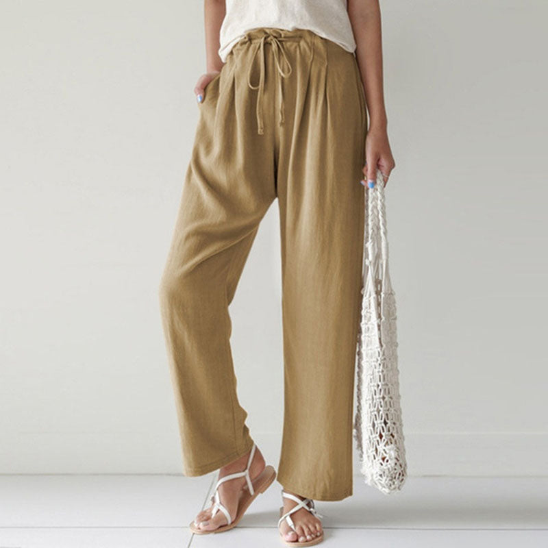 Georgia | Women's Drawstring Trousers — Willow & Wren Melbourne
