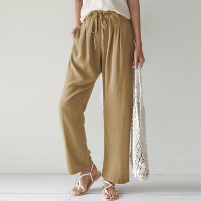 Georgia | Women's Drawstring Trousers — Willow & Wren Melbourne