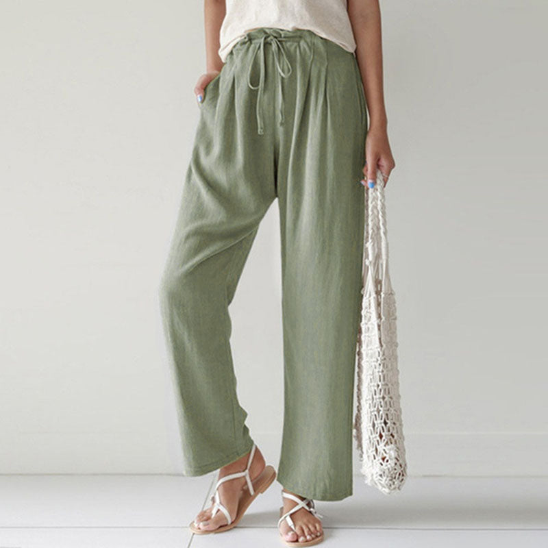 Georgia | Women's Drawstring Trousers — Willow & Wren Melbourne