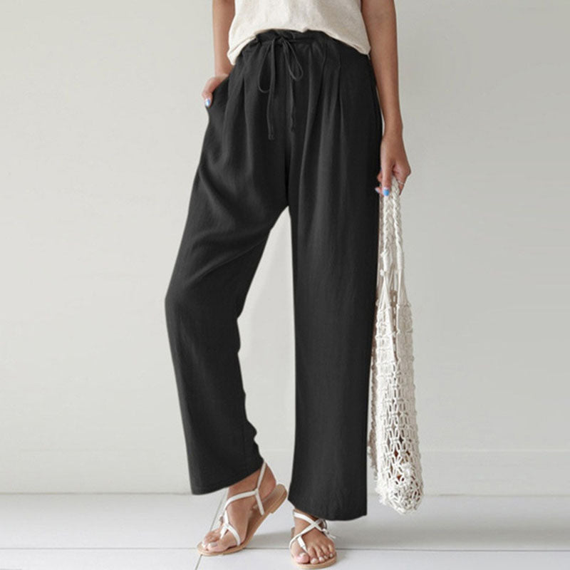 Georgia | Women's Drawstring Trousers — Willow & Wren Melbourne