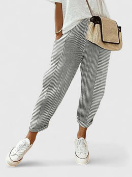 Freya | Women's Comfortable Trousers — Light Red — Willow & Wren Melbourne