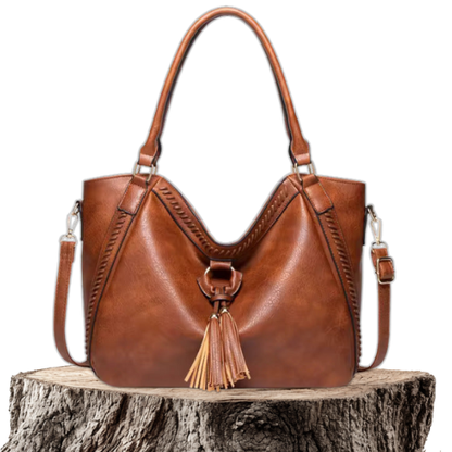 Hazel | Women's Tassel Tote Bag — Willow & Wren Melbourne