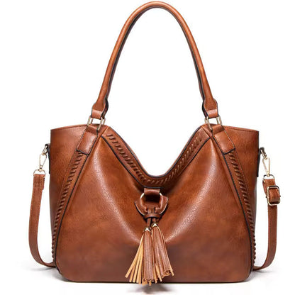 Hazel | Women's Tassel Tote Bag — Willow & Wren Melbourne