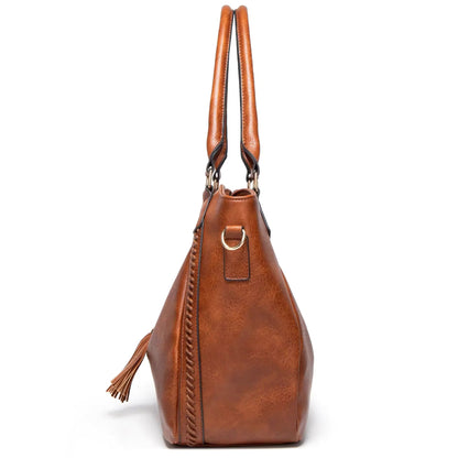 Hazel | Women's Tassel Tote Bag — Willow & Wren Melbourne