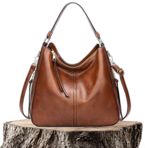Hazel | Women's Zip-Detail Shoulder Bag — Willow & Wren Melbourne