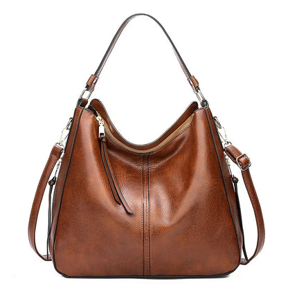 Hazel | Women's Zip-Detail Shoulder Bag — Willow & Wren Melbourne