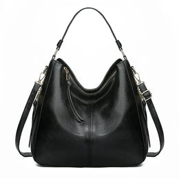 Hazel | Women's Zip-Detail Shoulder Bag — Willow & Wren Melbourne