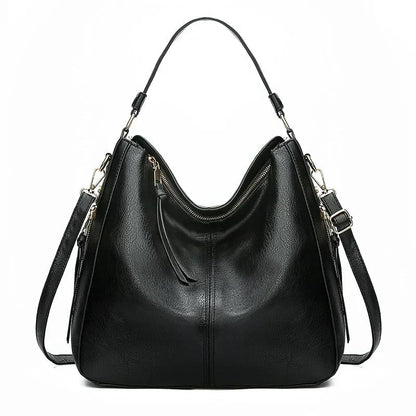 Hazel | Women's Zip-Detail Shoulder Bag — Willow & Wren Melbourne