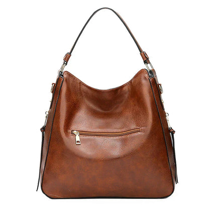 Hazel | Women's Zip-Detail Shoulder Bag — Willow & Wren Melbourne