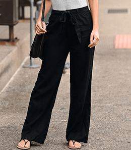 Holly | Women's Drawstring Trousers — Willow & Wren Melbourne