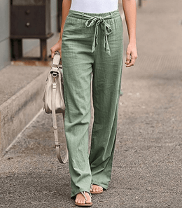 Holly | Women's Drawstring Trousers — Willow & Wren Melbourne