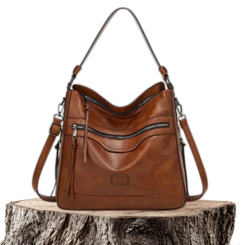 Holly | Women's Multi-Zip Shoulder Bag — Willow & Wren Melbourne