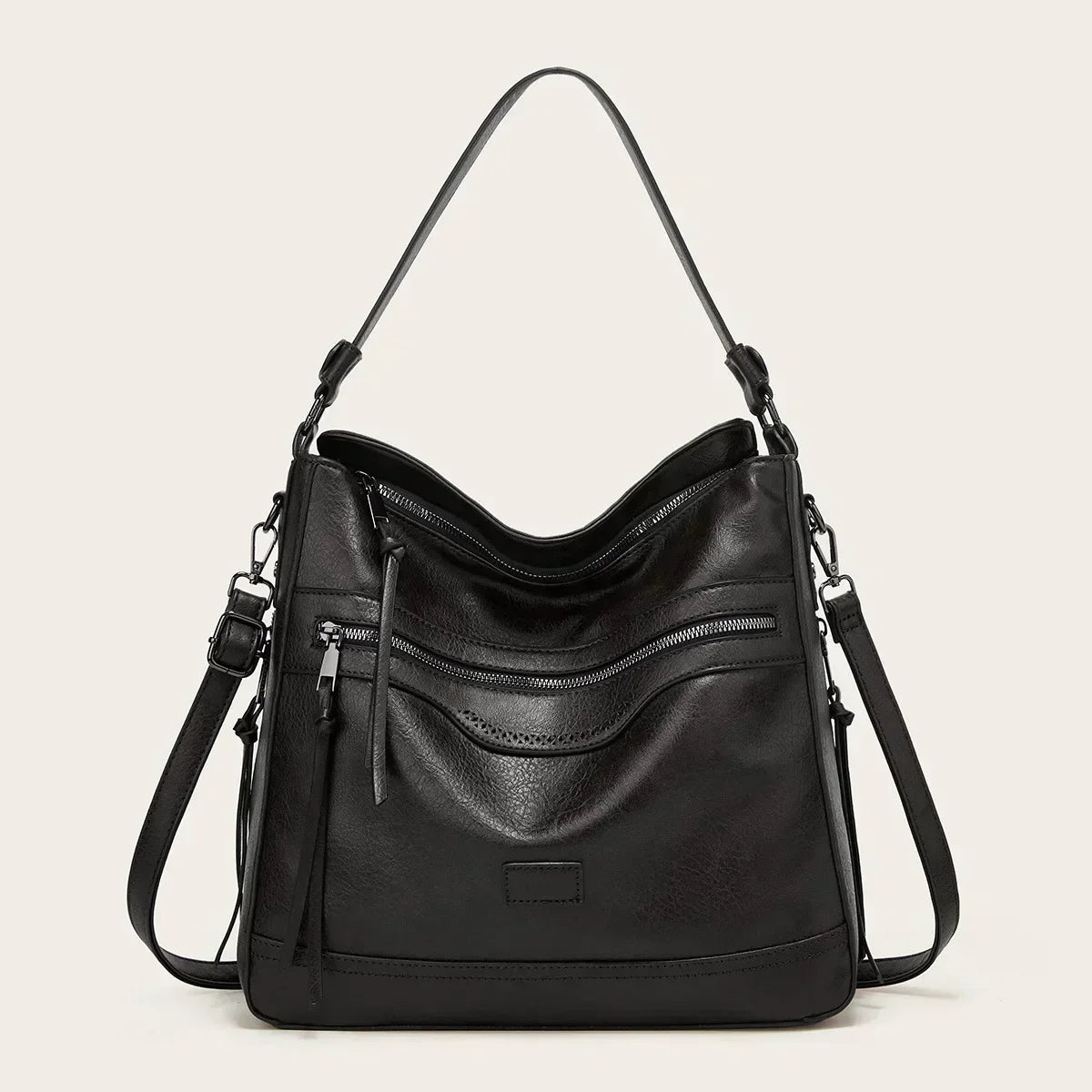 Holly | Women's Multi-Zip Shoulder Bag — Willow & Wren Melbourne