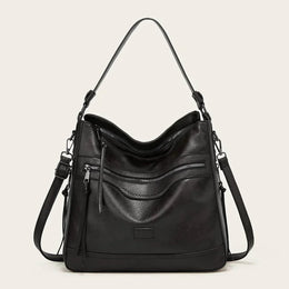 Holly | Women's Multi-Zip Shoulder Bag — Willow & Wren Melbourne