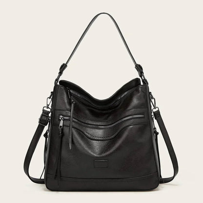 Holly | Women's Multi-Zip Shoulder Bag — Willow & Wren Melbourne
