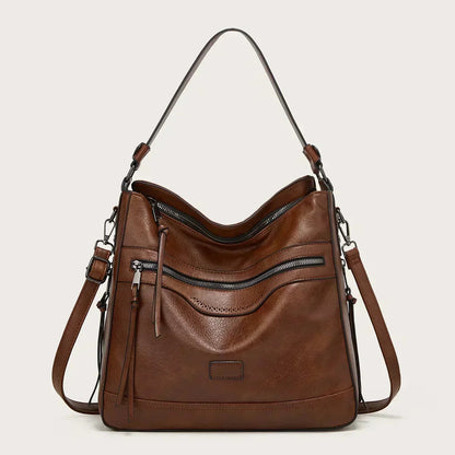 Holly | Women's Multi-Zip Shoulder Bag — Willow & Wren Melbourne