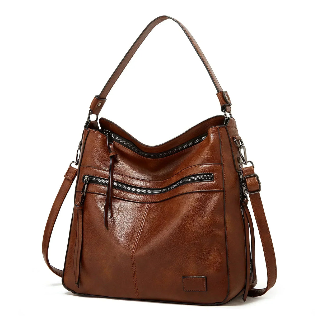 Holly | Women's Multi-Zip Shoulder Bag — Willow & Wren Melbourne