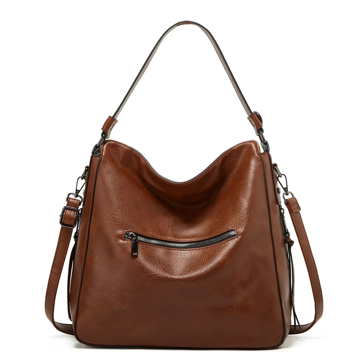 Holly | Women's Multi-Zip Shoulder Bag — Willow & Wren Melbourne