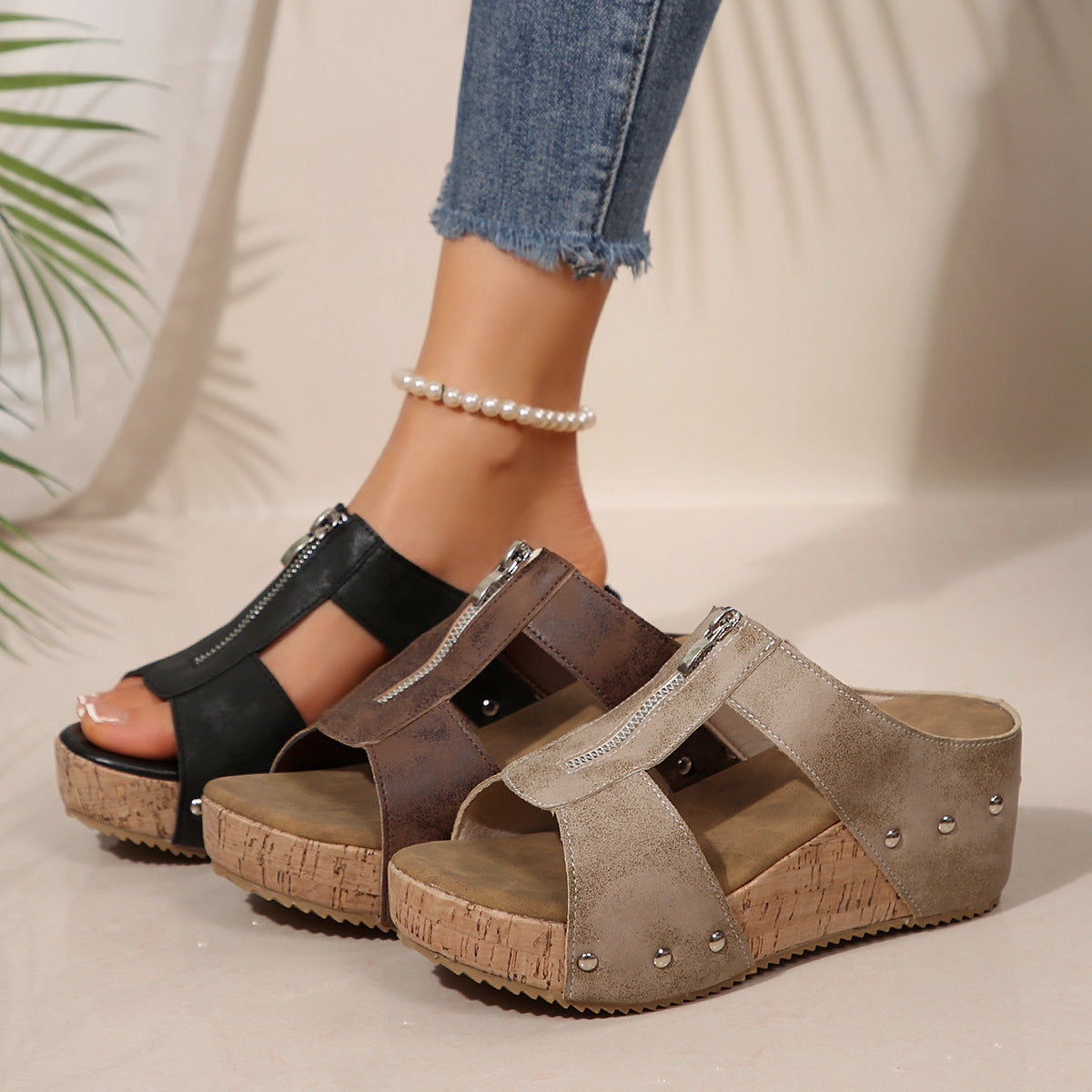 Hope | Women's Wedge Sandals — Willow & Wren Melbourne