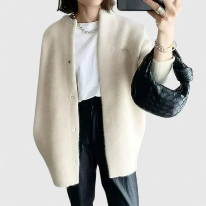 Martha | Women's Comfortable Jacket — Dark Grey — Willow & Wren Melbourne
