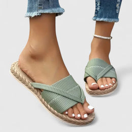 Georgia | Women's Cross-Strap Comfort Sandals — Willow & Wren Melbourne