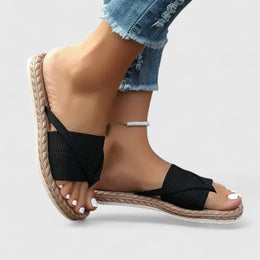 Georgia | Women's Cross-Strap Comfort Sandals — Willow & Wren Melbourne