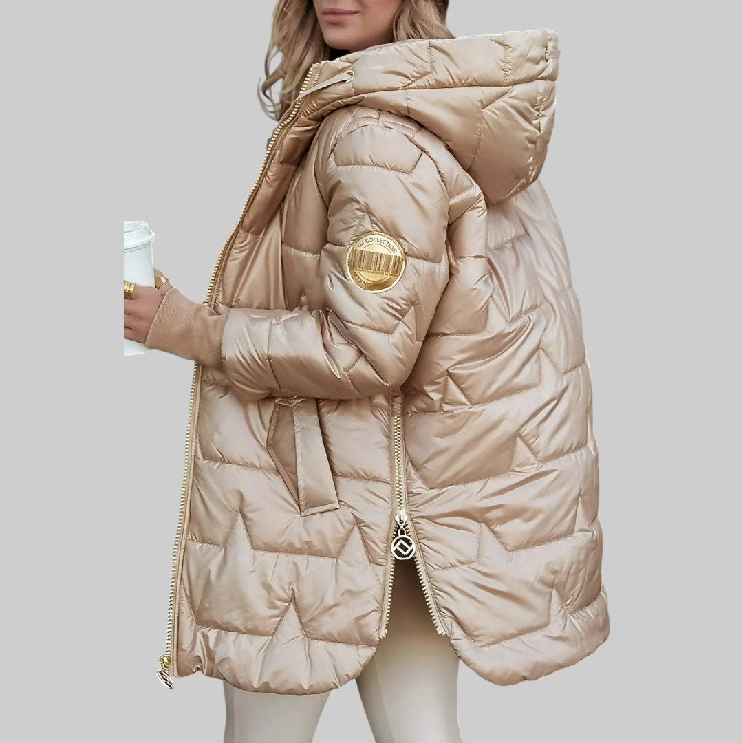 Holly | Women's Elegant Hooded Coat — Willow & Wren Melbourne