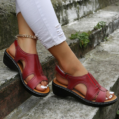 Joanna | Women's Heeled Comfort Sandals — Willow & Wren Melbourne