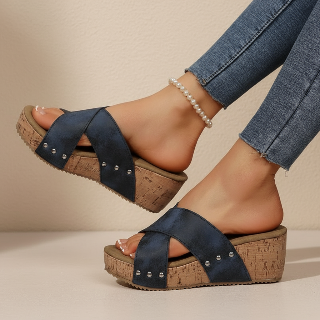 Josephine | Women's Wedge Sandals — Willow & Wren Melbourne