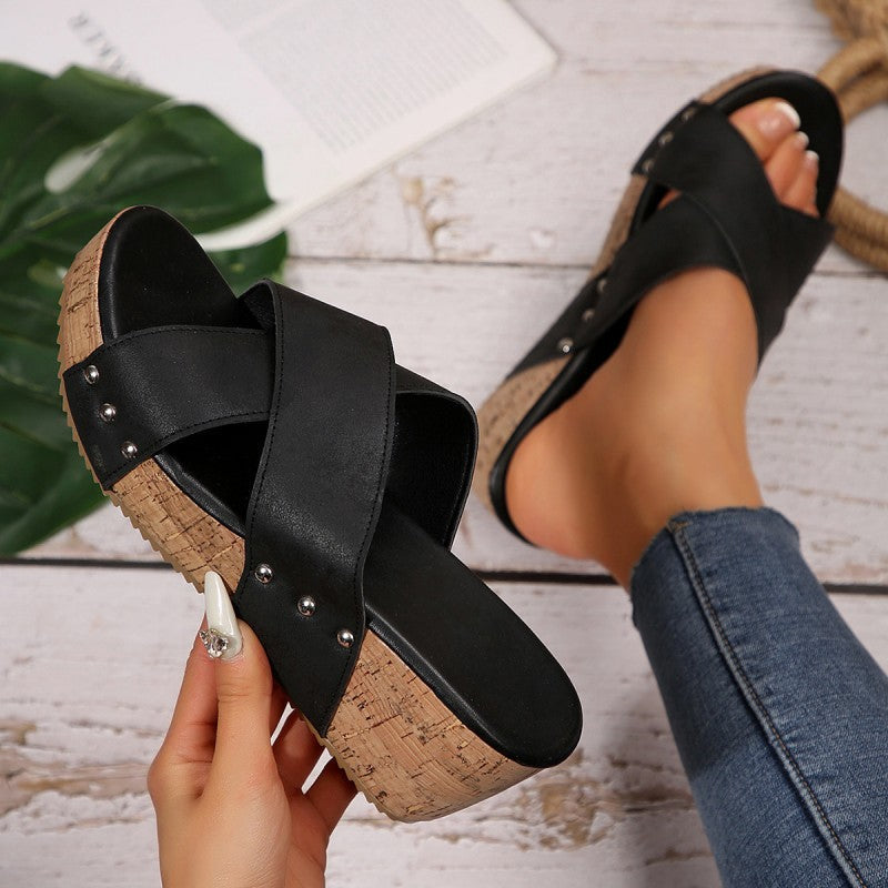 Josephine | Women's Wedge Sandals — Willow & Wren Melbourne