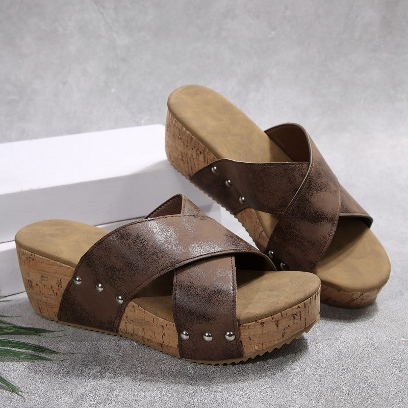 Josephine | Women's Wedge Sandals — Willow & Wren Melbourne