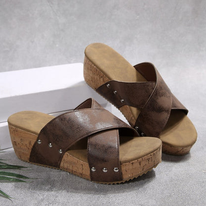 Josephine | Women's Wedge Sandals — Willow & Wren Melbourne