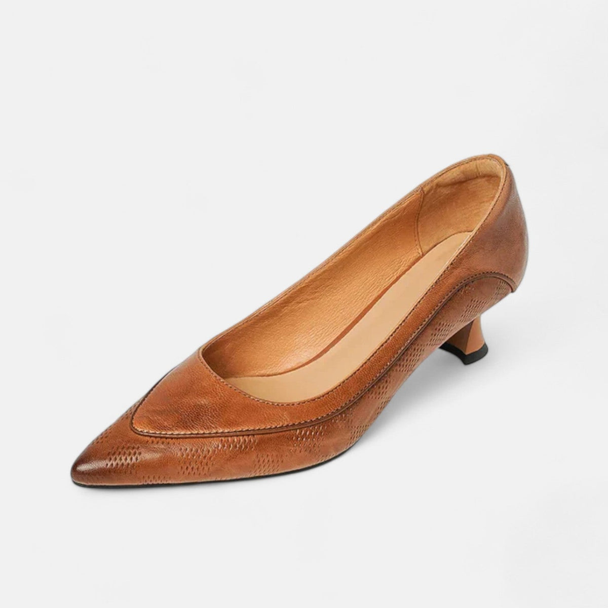 Lillian | Women's Low-Heel Court Shoes — Willow & Wren Melbourne