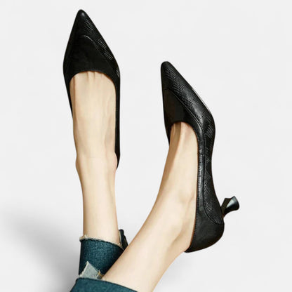 Lillian | Women's Low-Heel Court Shoes — Willow & Wren Melbourne