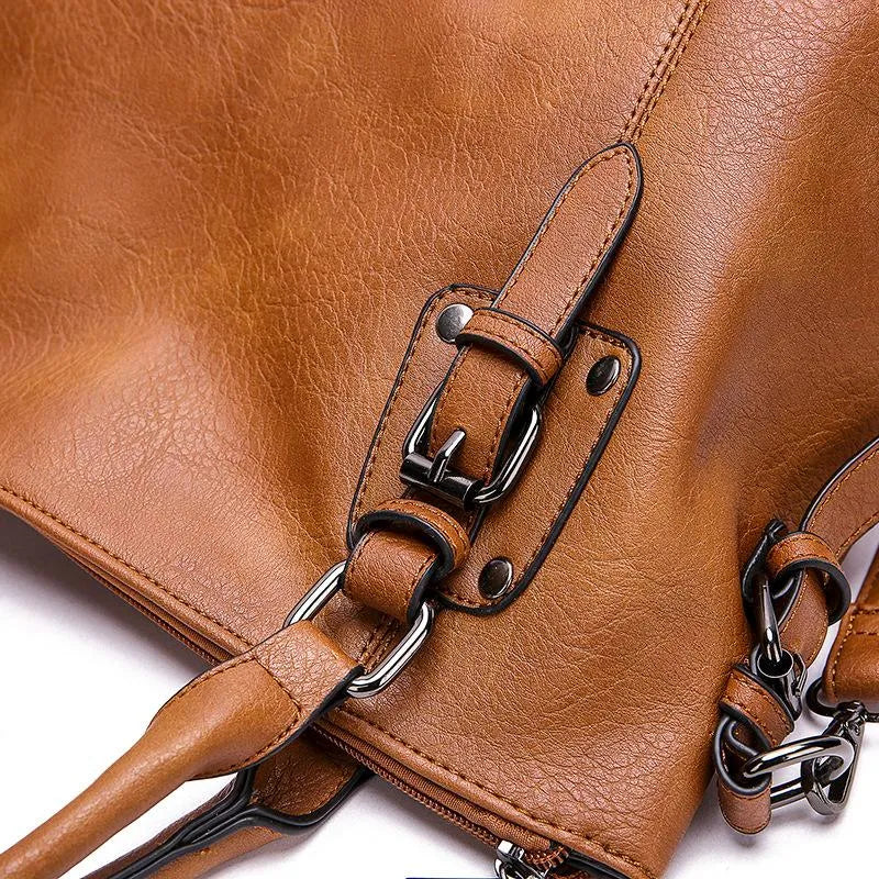 Lottie | Women's Buckle-Detail Tote Bag — Willow & Wren Melbourne